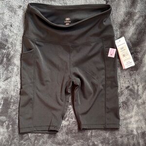 Women's Black Biker Shorts